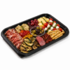 Premium Medium Black Rectangular Platter Base