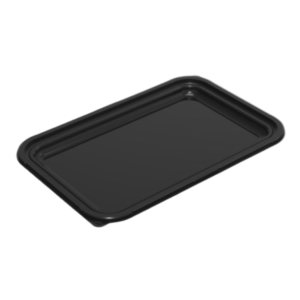 Rectangular Black Platter Base