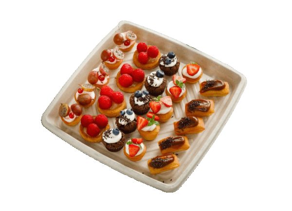 Small Square Pulp Platters - Image 4