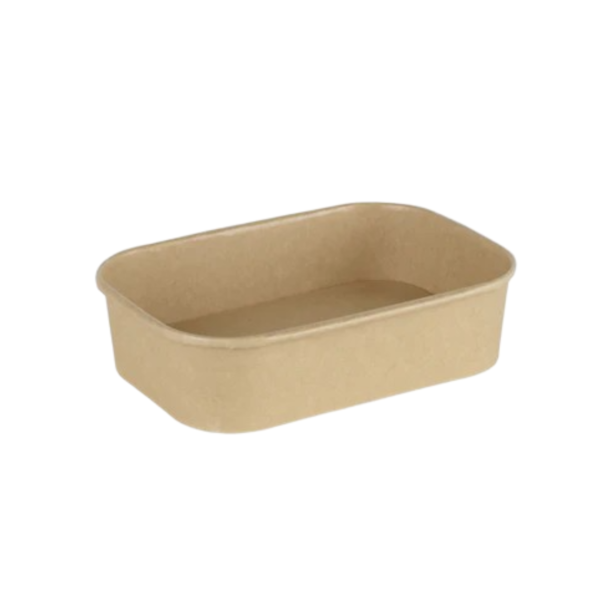 Kraft Rectangular Deli Bowl 500ml - Image 2