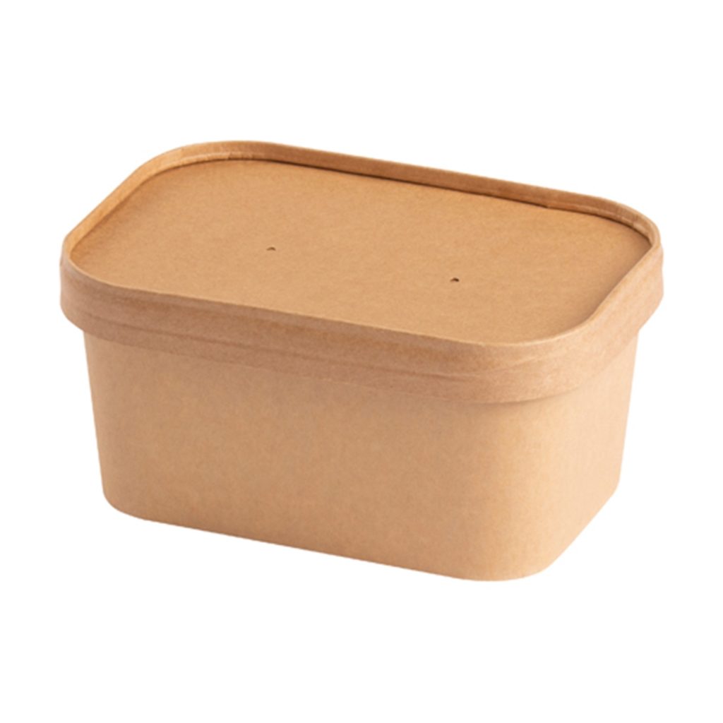 Kraft Rectangular Deli Bowl – Buffet Packaging