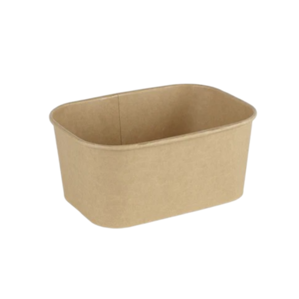 Kraft Rectangular Deli Bowl 1000ml - Image 2