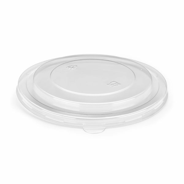 Kraft Round Deli Bowl PET Lids 1300ml