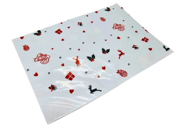 Christmas Print Wicketed Polypropylene Bags - Image 3