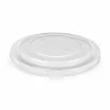 Clear round PET lid for a compatible 500ml or 750ml deli bowl